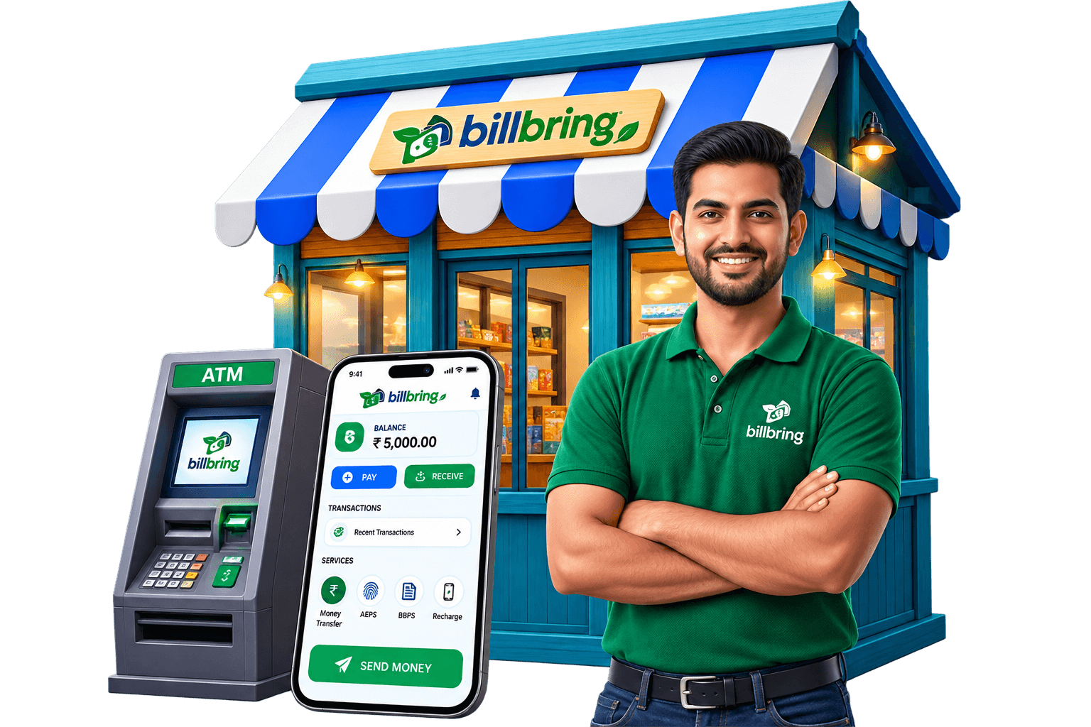 billbring retailer and distributor solution