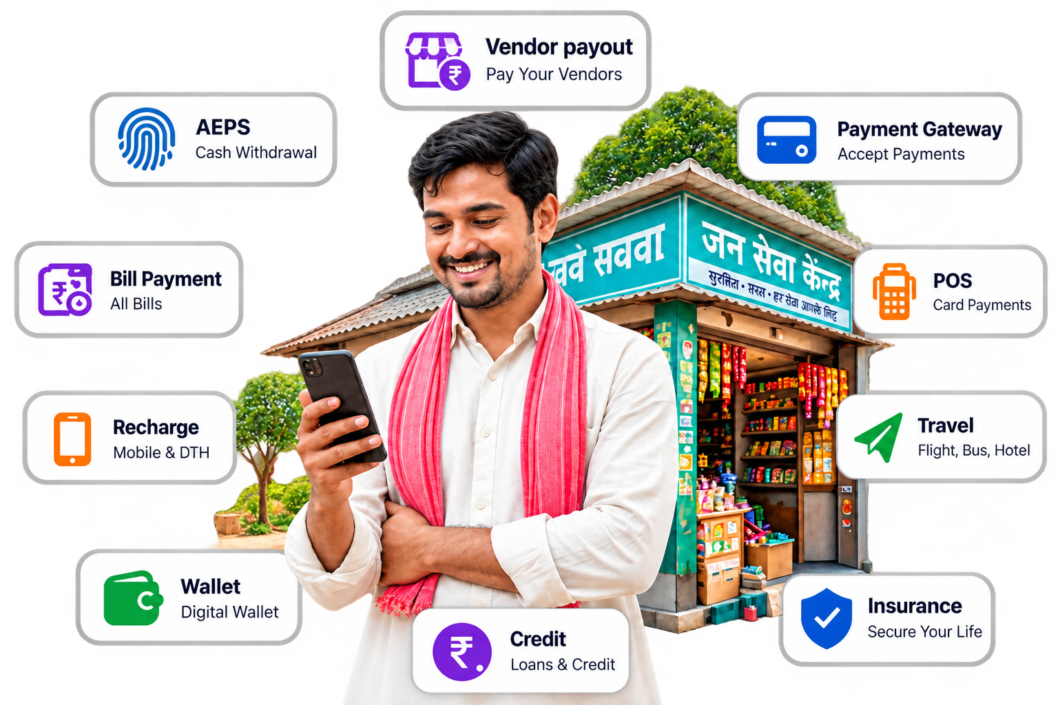 billbring ecosystem services including payments, banking, recharge, travel and insurance